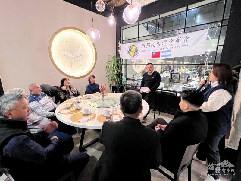 阿根廷臺灣商會副會長徐文彬分享企業經營經驗