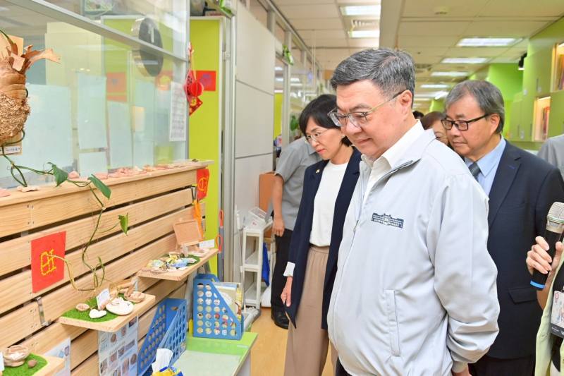 行政院長卓榮泰訪視行政院新莊聯合辦公大樓各進駐機關員工子女非營利幼兒園04
