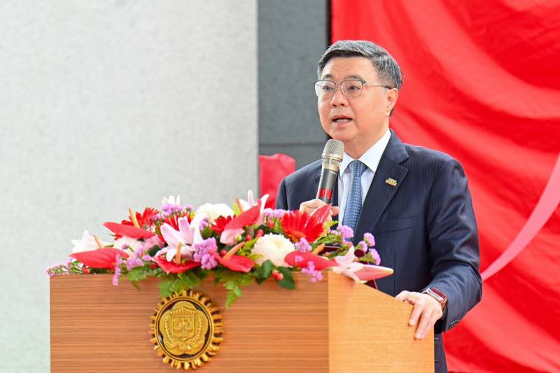 行政院長卓榮泰出席法務部調查局中和調查園區新建辦公大樓揭牌典禮