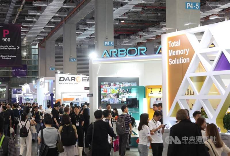 圖為2026台北國際電腦展會場。