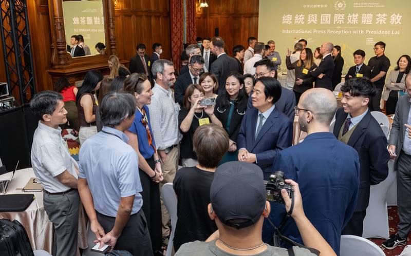 總統與國際媒體互動交流