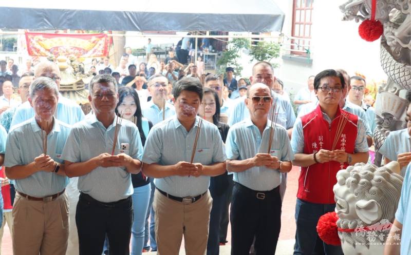 駐胡志明市辦事處處長韓國耀表示，巧聖廟是凝聚旅越臺商情感與傳承臺灣文化的重要平臺