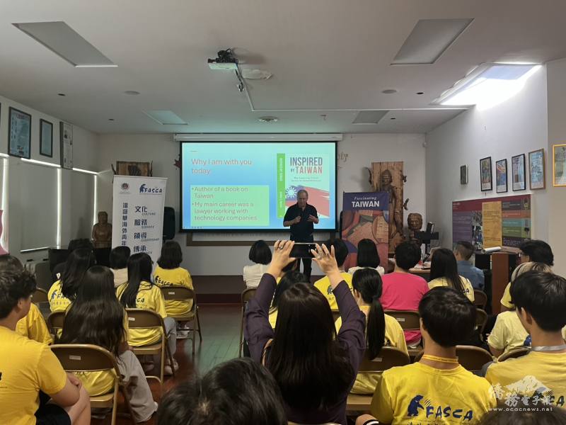 《Inspired by Taiwan：Why Supporting Taiwan Matters for Global Democracy》作者George S. Takach應邀專題演講，分享臺灣在全球民主發展中的重要角色