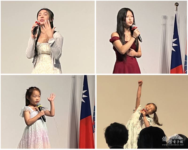 個人組演唱各有特色：盧清韻〈擱淺〉(左上)、宋蕙莉〈蟲兒飛〉(左下)、吳逸蘭〈默〉(右上)、顧瑜熙〈誰說的誰說我不愛上學的〉(右下)