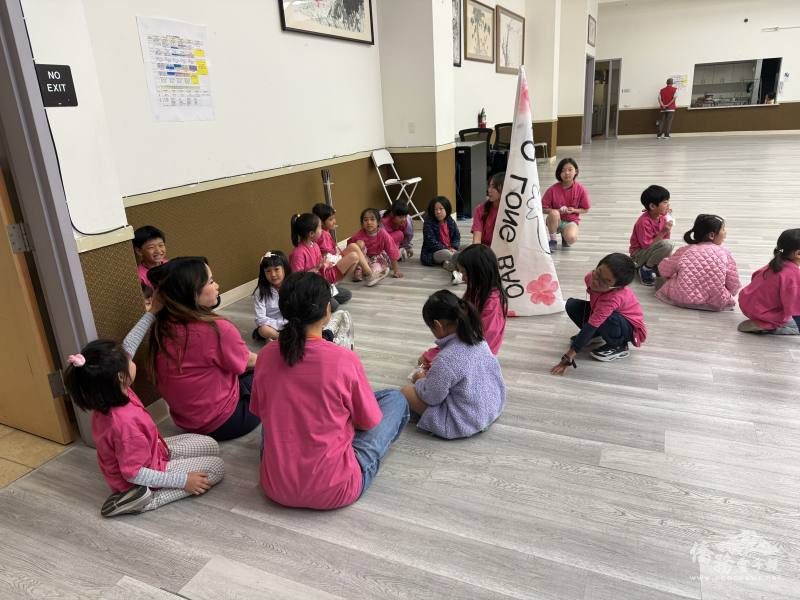 夏令營學員分組上課