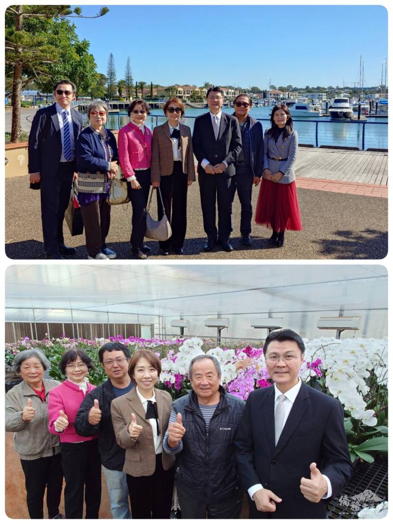 李姸慧參訪澳洲昆士蘭布里斯本臺商企業