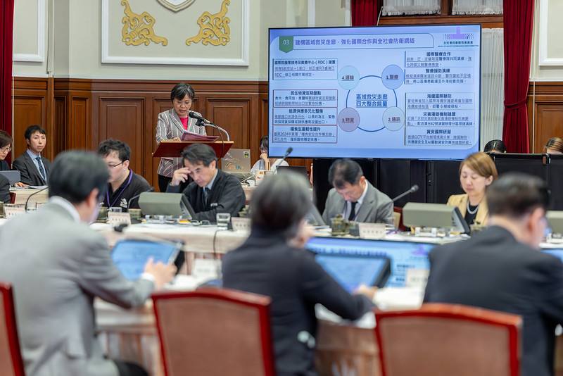 總統聽取執行秘書暨內政部長劉世芳報告「第7次委員會議列管事項辦理情形」