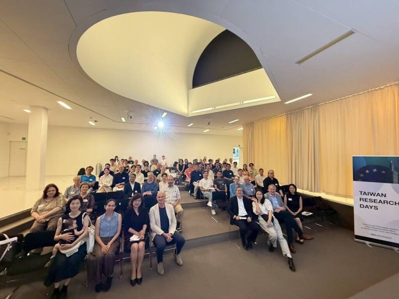 「比利時－台灣社會科學與人文研究日」從25日起一連兩天在魯汶舉行。（駐歐盟兼駐比利時代表處科技組提供）　