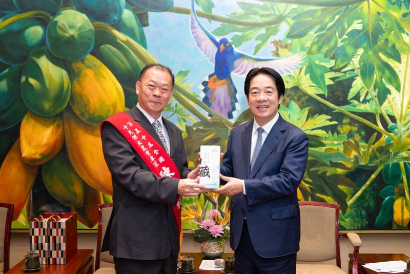 賴清德總統29日上午接見「第50屆全國十大傑出農業專家」