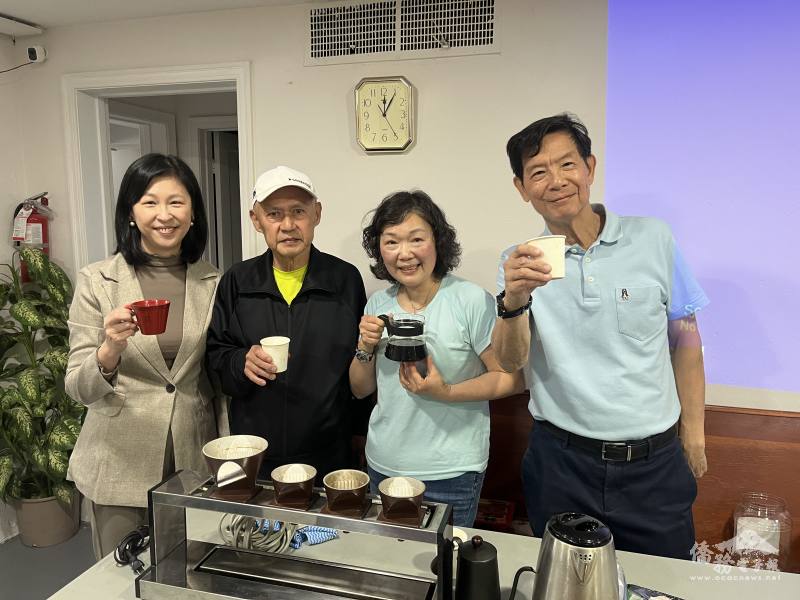 松齡會舉辦咖啡品賞會，邀請館儷舍咖啡分享手沖咖啡