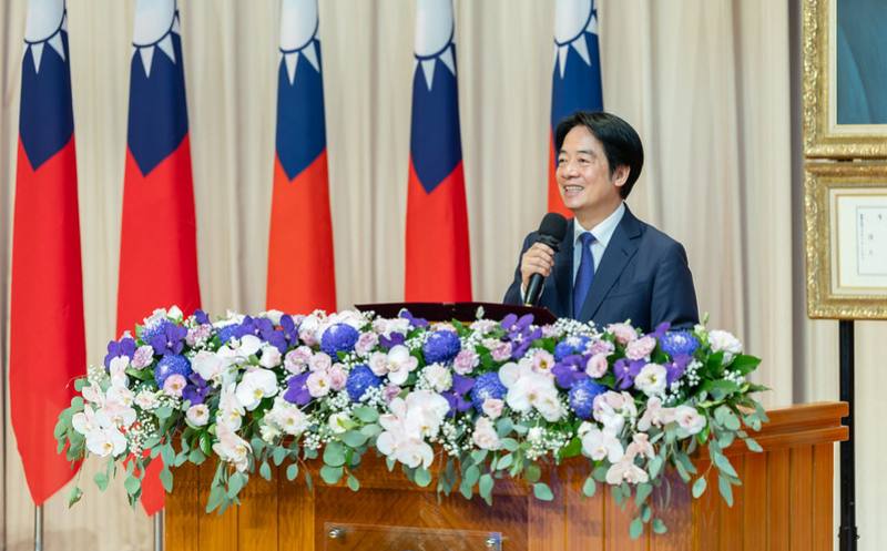 賴清德總統6日上午出席「中央研究院第36次院士會議開幕式」