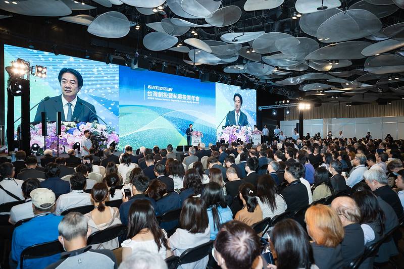 賴清德總統7日上午出席「2026台灣創投暨私募投資年會」