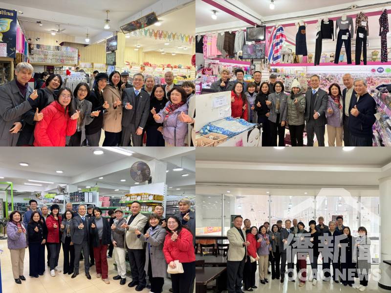 駐巴拉圭大使館大使李岳融一行拜訪僑營店家