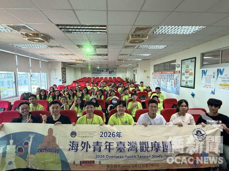 僑光科技大學陳冠宏國際長接見觀摩團，學員參訪僑光科技大學