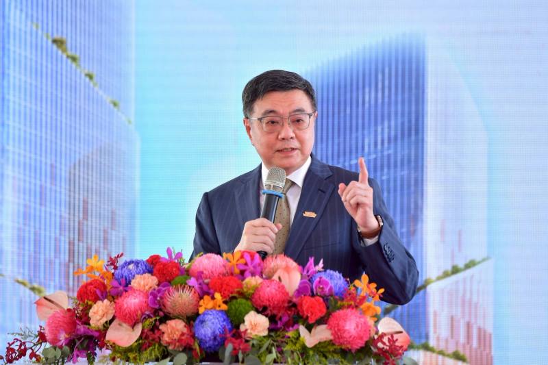 行政院院長卓榮泰出席經濟部新建辦公廳舍統包工程動土典禮