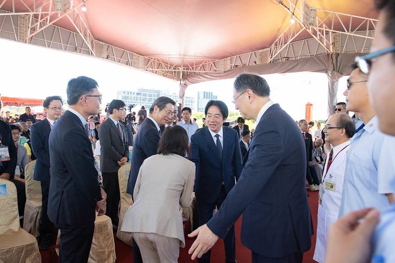 總統出席「臺大醫院金山分院長照暨醫療綜合大樓新建工程動土典禮」