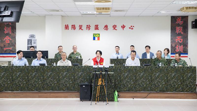 總統聽取災防整備簡報