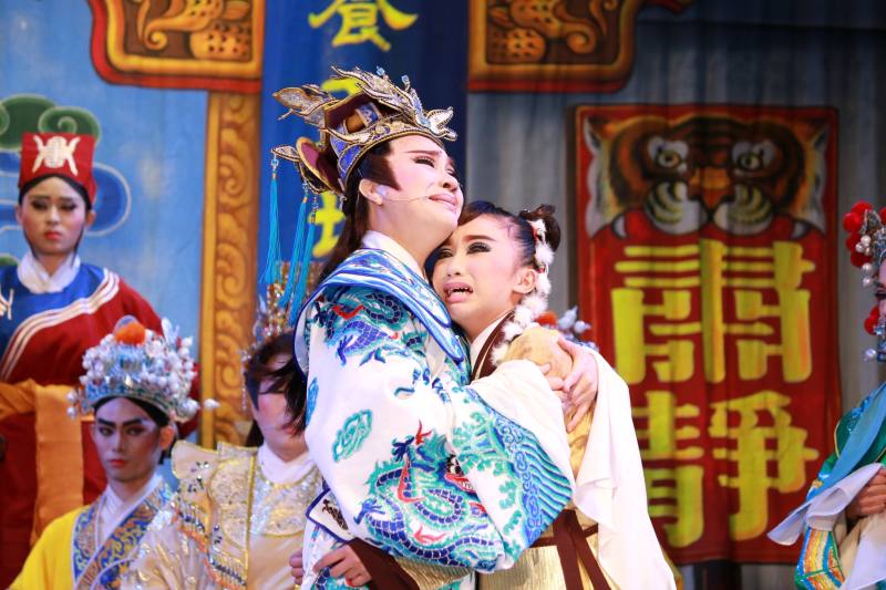 《父子情深》戶外演出版。（明華園天字戲劇團 提供）
