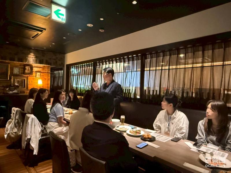 日本台灣商會聯合總會總會長賴本勉歡迎學員來訪