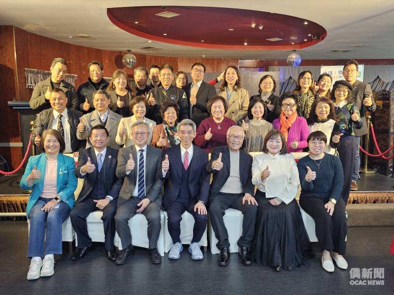 紐西蘭大奧克蘭地區115年僑務委員會議海外先期座談 與會人員合影。