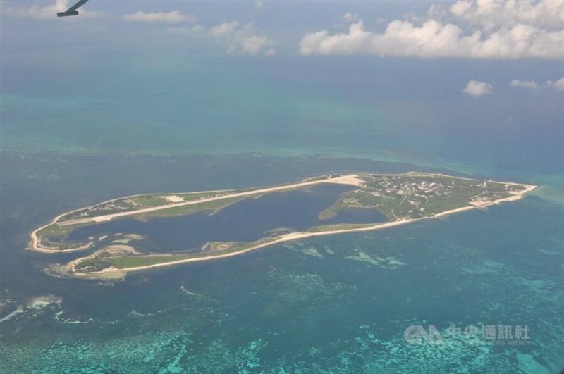 The Taiwan-controlled Dongsha Island on the north of the South China Sea. CNA file photo