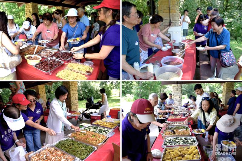 豐盛佳餚、客家傳統食物及臺式剉冰