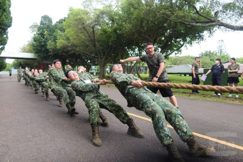 陸軍通信電子資訊訓練中心90週年隊慶，單位舉辦系列運動競賽活動。（陸軍通信電子資訊訓練中心提供）