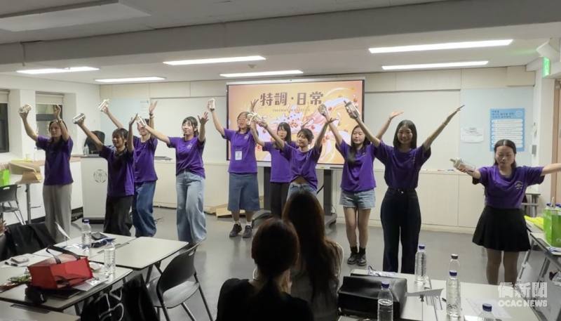 臺灣學員展現精彩的僑見創藝表演
