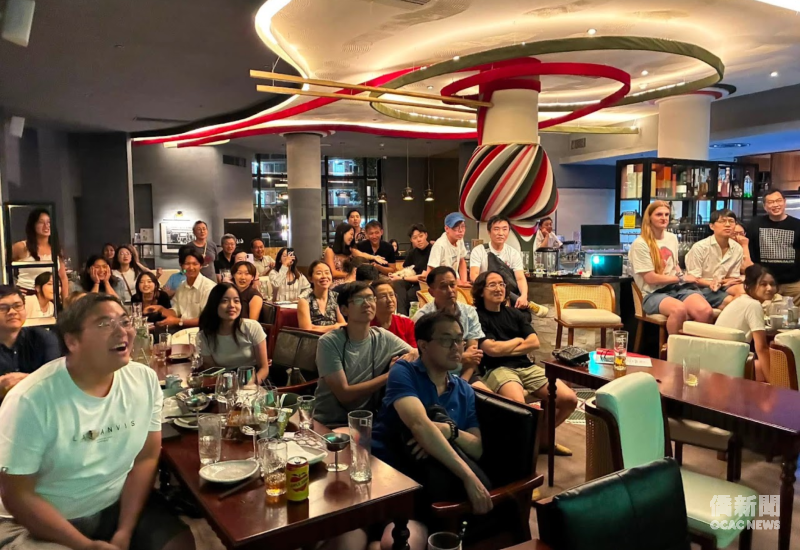 英國臺灣商會世界盃系列觀賽活動，三天活動合計約 250 人次參與，透過大螢幕共同觀賽，展現熱烈的足球氣氛與社群凝聚力。