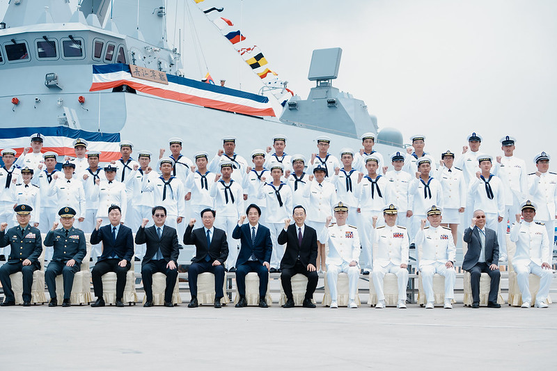 總統出席「海軍丹江軍艦成軍典禮」