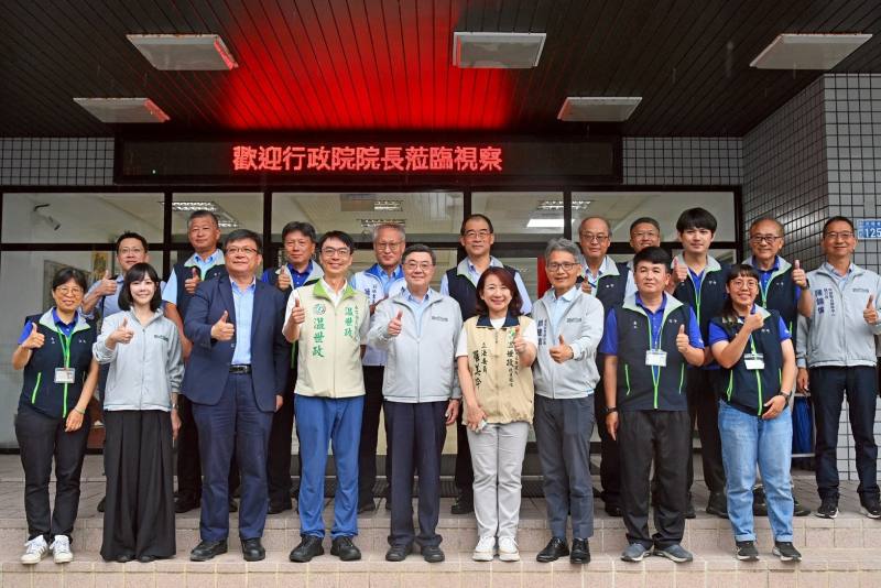 2026年7月25日行政院長卓榮泰訪視台電明潭發電廠