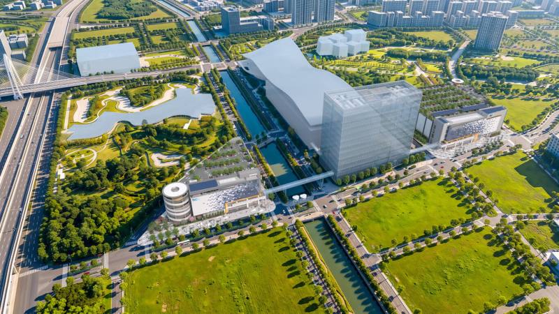 台中市政府建設局28日宣布，台中國際會展中心西側展館統包工程已決標，預計民國120年完工。