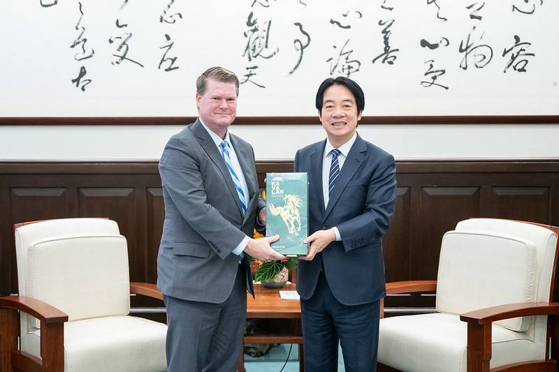 賴清德總統30日上午接見「印太安全研究所」（IIPS）訪問團