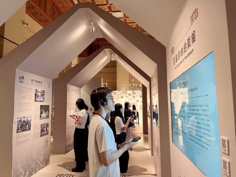 中正紀念堂「自由花蕊」展 推8語免費語音導覽
