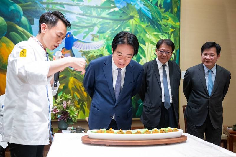 賴清德總統3日上午接見台灣廚藝美食協會「2026馬來西亞GCCM環球廚藝聯盟巡迴挑戰賽」代表團
