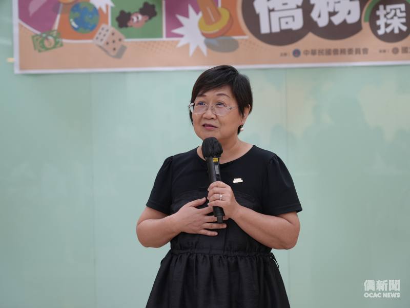 僑務委員會委員長徐佳青出席「115年僑務探索營結業式」，勉勵學員勇於實踐夢想，為臺灣的僑務與外交工作盡一份力。