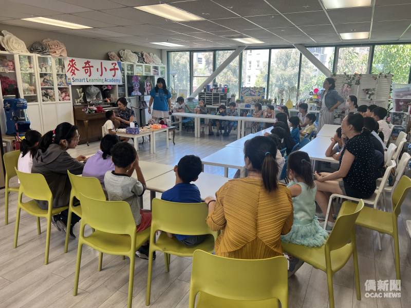 夏令營活動盛況。