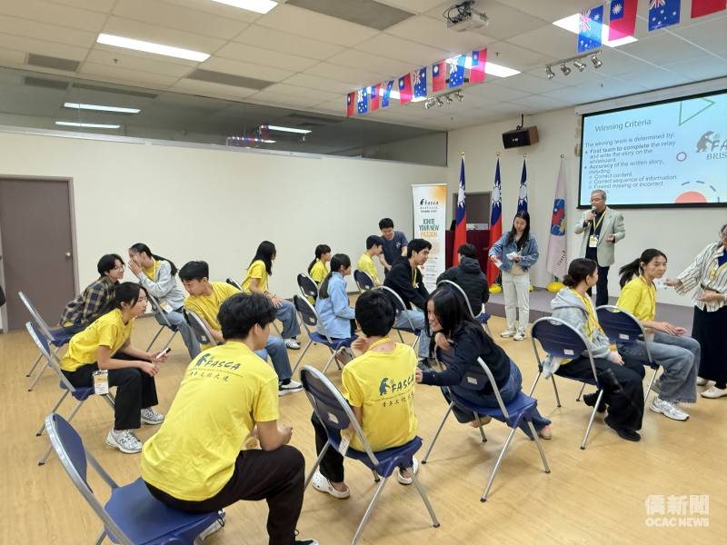 「訊息接力」考驗學員的傳遞精準度。