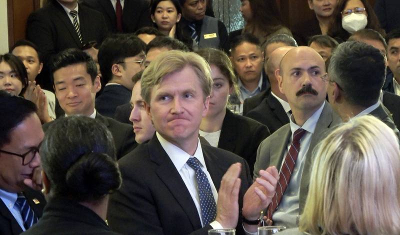 美國戰爭部次長柯伯吉10日在馬尼拉出席智庫座談會，強調唯有以實際軍力建立可信嚇阻，才能確保和平。