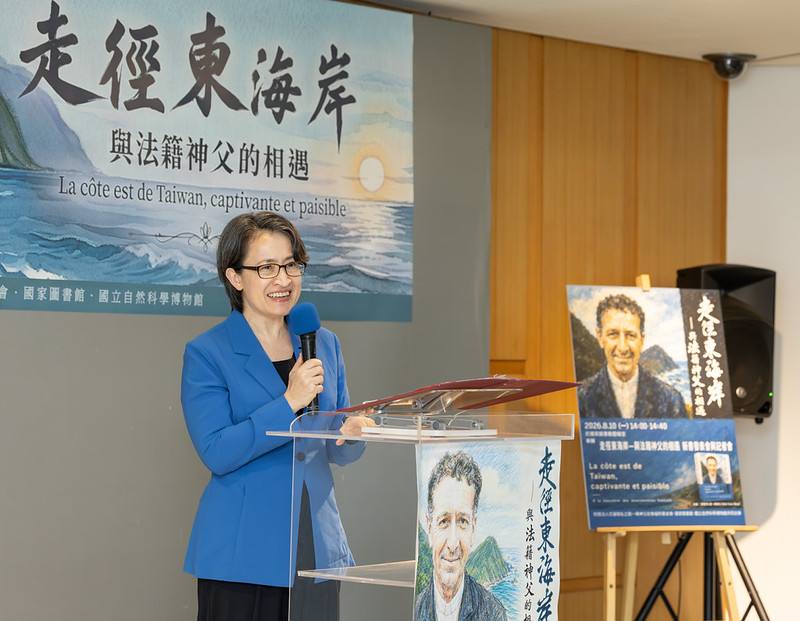 副總統致詞，感謝法籍神父的奉獻付出