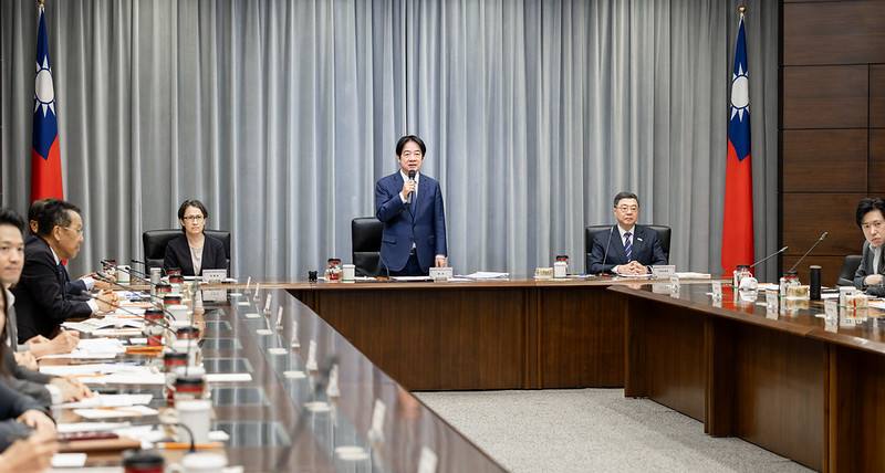 賴清德總統17日上午第二次在總統府聽取行政院「116年度中央政府總預算案」簡報