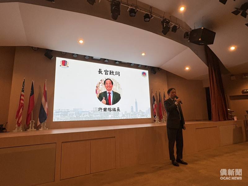駐泰國代表處僑務組組長許世榕出席泰國臺灣青年文化大使協會（TTASCA）2026年度培訓課程開幕式，勉勵學員努力向學。