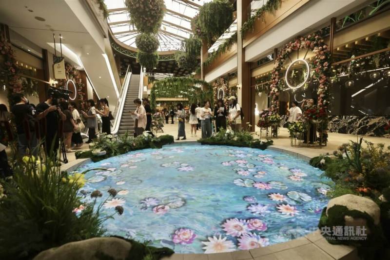 遠東SOGO旗下大巨蛋Garden City B區商場棟「莫內花園」22日將展開試營運。