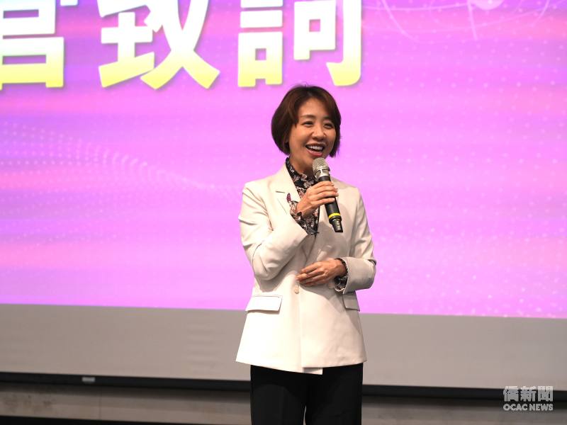 僑務委員會副委員長李姸慧致詞