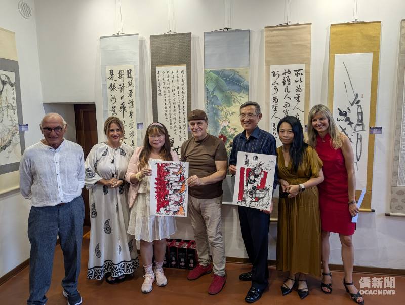 展覽吸引當地主流各界及臺灣鄉親蒞臨觀展，義大利藝術家也以「馬」為主題創作，相互交流。