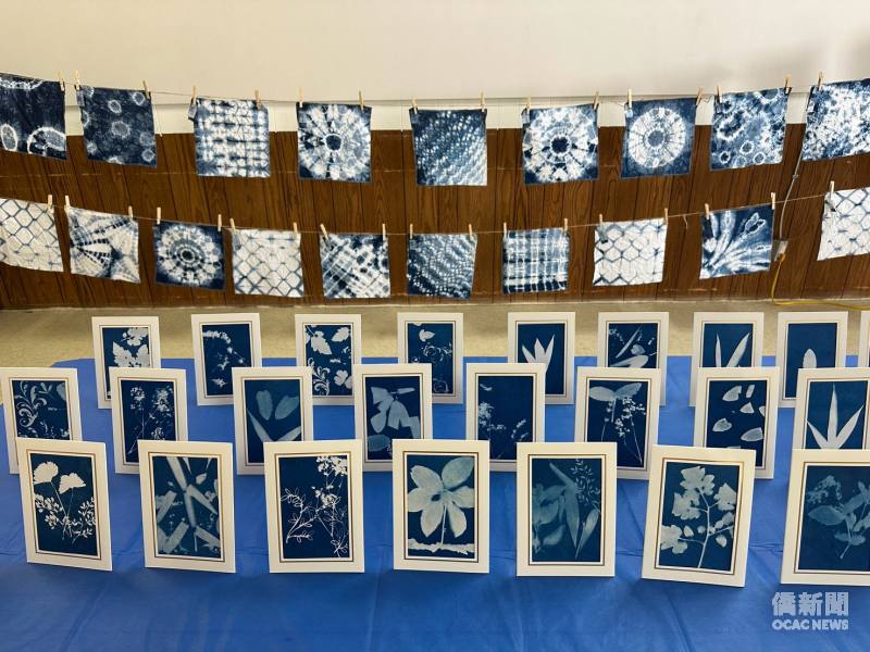 現場展示學生的各項手工作品