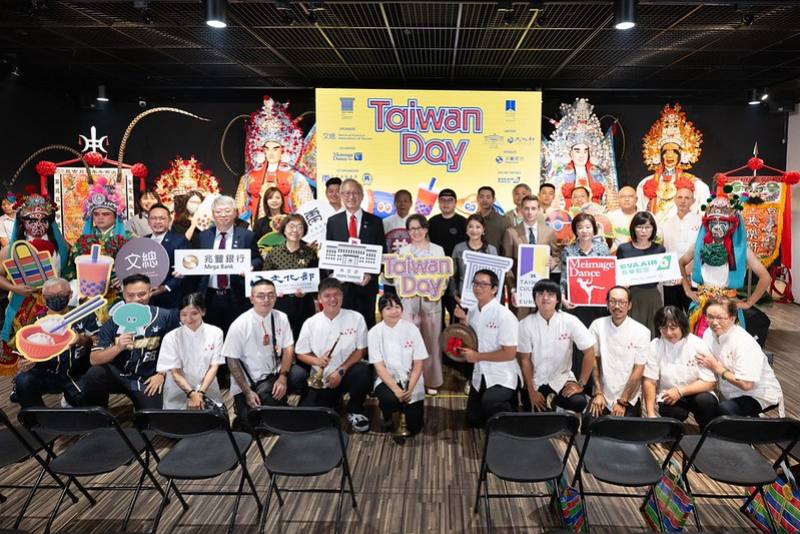 蕭美琴副總統31日上午前往文化總會出席「2026 Taiwan Day」宣傳記者會