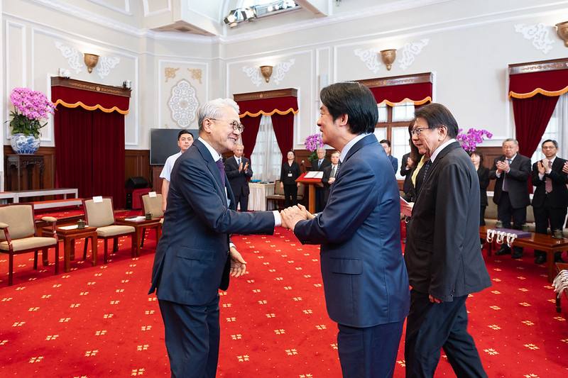 賴清德總統31日上午接見「中華民國工商協進會第27屆新任理監事」