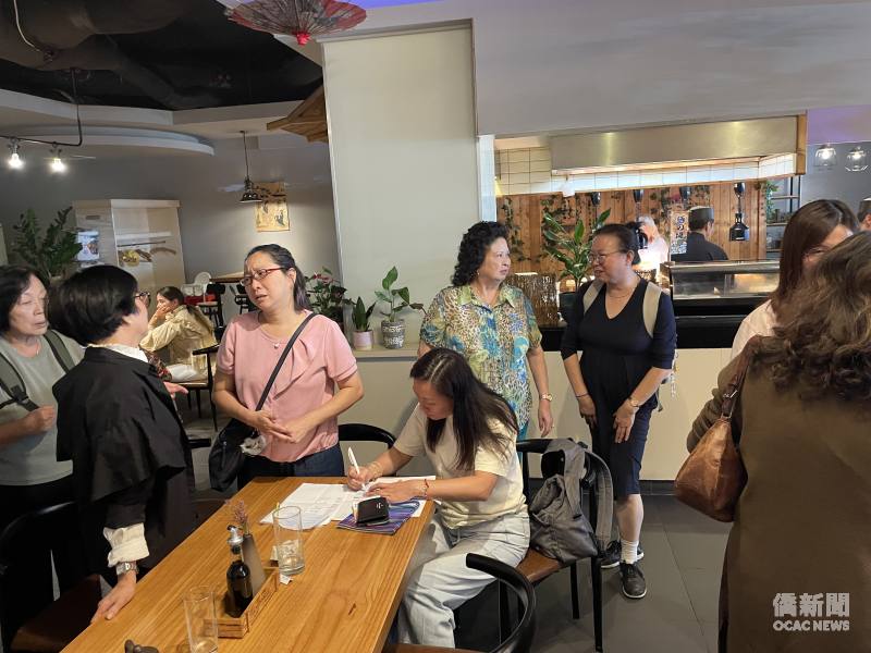 本次會員大會討論的議題雖多但效率相當好，會後婦女會員們持續熱烈討論。