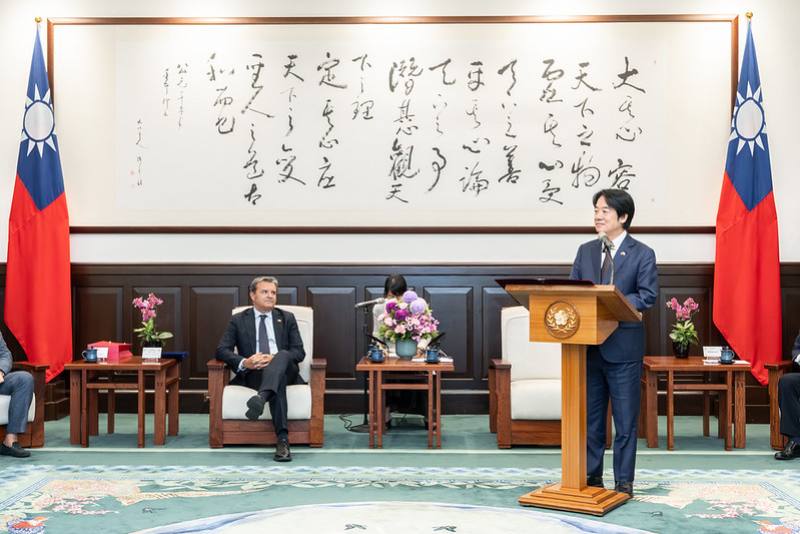 總統致詞，盼深化臺義經貿與產業合作、開創新局